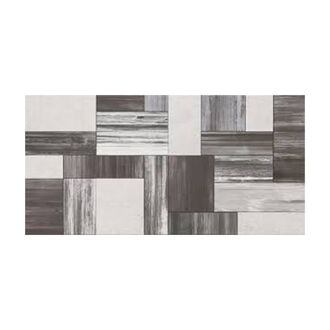 კაფელი erva antrasit white dekor 30*60
