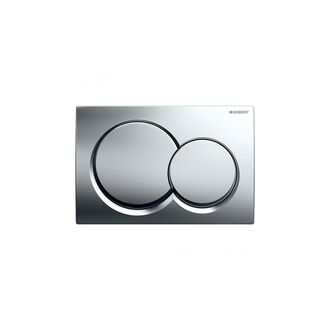 115.035.21.1 actuator plate Alpha01 for dual flush, bright chrome