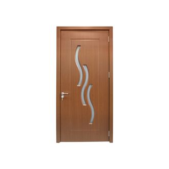 კარი მდფ MQ85 Dark Oak 1-27 2200x820x100 (მინით)