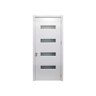 კარი მდფ MQ30 White Ash 3023-6 2200x920x100 (მინით)