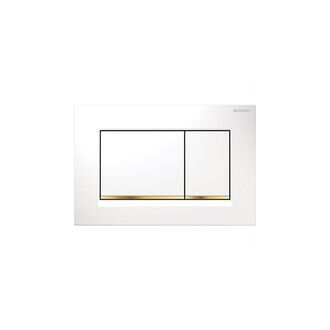 115.883.KK.1 Geberit Sigma30 white gold-plated ჩამრეცხი