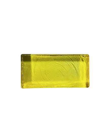 მინა აგური 200*100*50მმ ყვითელი (Sunny Yellow )