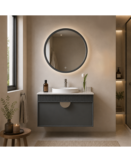 Molino აბაზანის ავეჯის ქვედა ნაწილი Grey/Silver