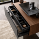 აბაზანის ავეჯის ქვედა ნაწილი CRAFT 100 WALNUT- antracite