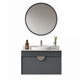 Molino აბაზანის ავეჯის ქვედა ნაწილი Grey/Silver