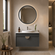 Molino აბაზანის ავეჯის ქვედა ნაწილი Grey/Silver
