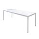 extendable dining table, white, seats 4-6, extendable, 120/180x75 cm VANGSTA