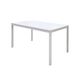 extendable dining table, white, seats 4-6, extendable, 120/180x75 cm VANGSTA